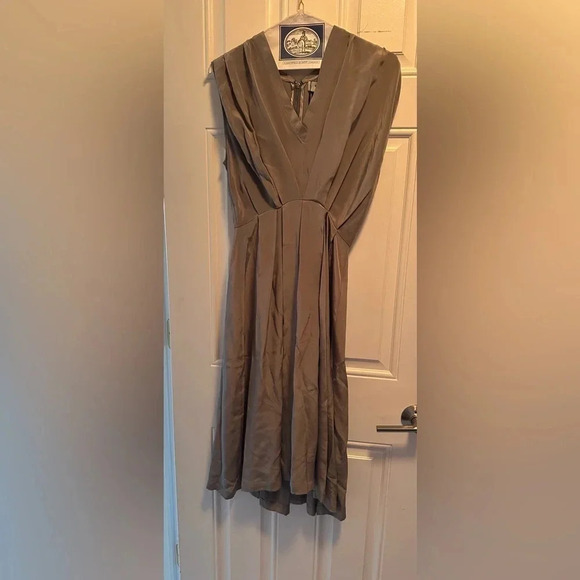 Rachel Comey Courier Dress Grey 100% silk size 2 NWT - Picture 6 of 11